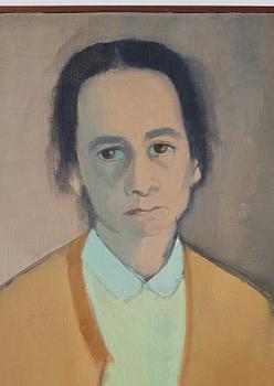 Vera Frisén, oil on relined canvas, signed.