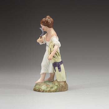 FIGURIN, porslin. Kungl. Dansk, omkring 1780.