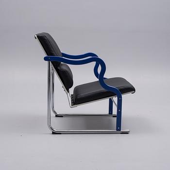 YRJÖ KUKKAPURO, fåtölj, "Experiment" Avarte 1980-tal.