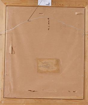 ÖFVERSTRÖM, HUGO, tillskriven, olja på pannå, a tergo Ingvar Olson.