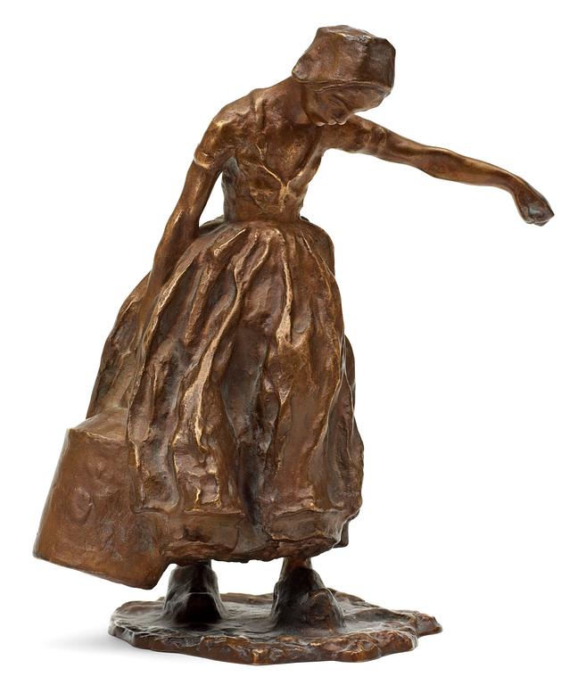 Carl Milles, "Vattenbärerska" (Girl with waterbucket).