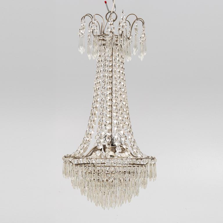 An early 20th century chandelier.