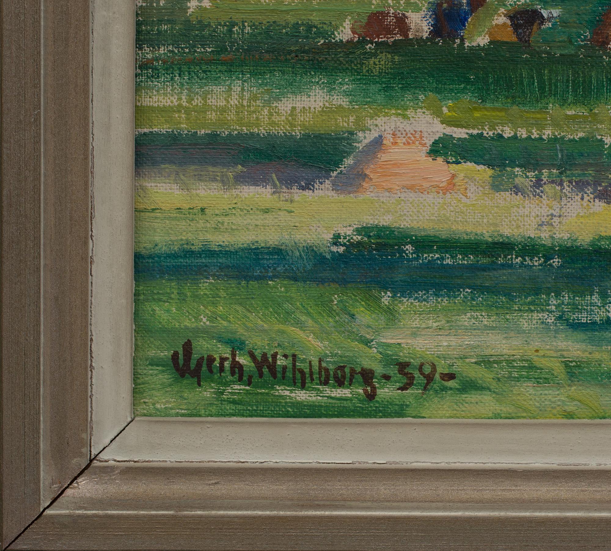 GERHARD WIHLBORG, olja på uppklistrad duk, signerad och daterad -39.