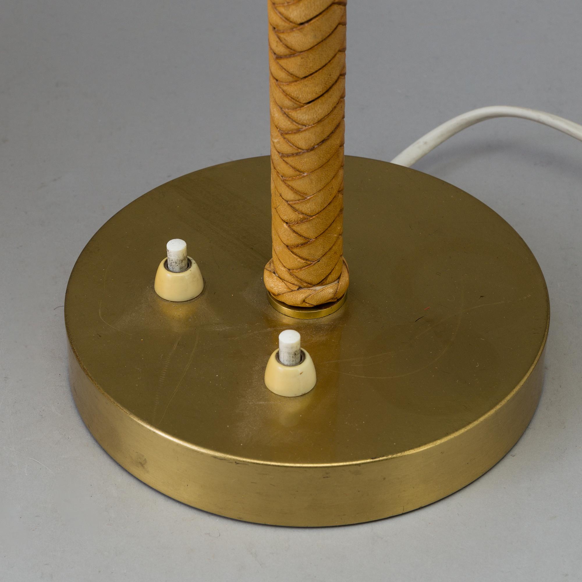 BORDSLAMPA, NK, Nordiska Kompaniet, 1900-talets mitt, mässing.