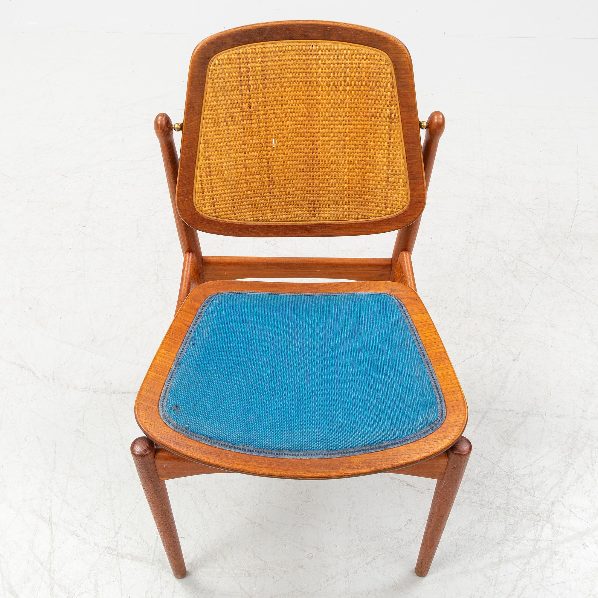 Arne Vodder, stol, France & Daverkosen, 1900-talets mitt.