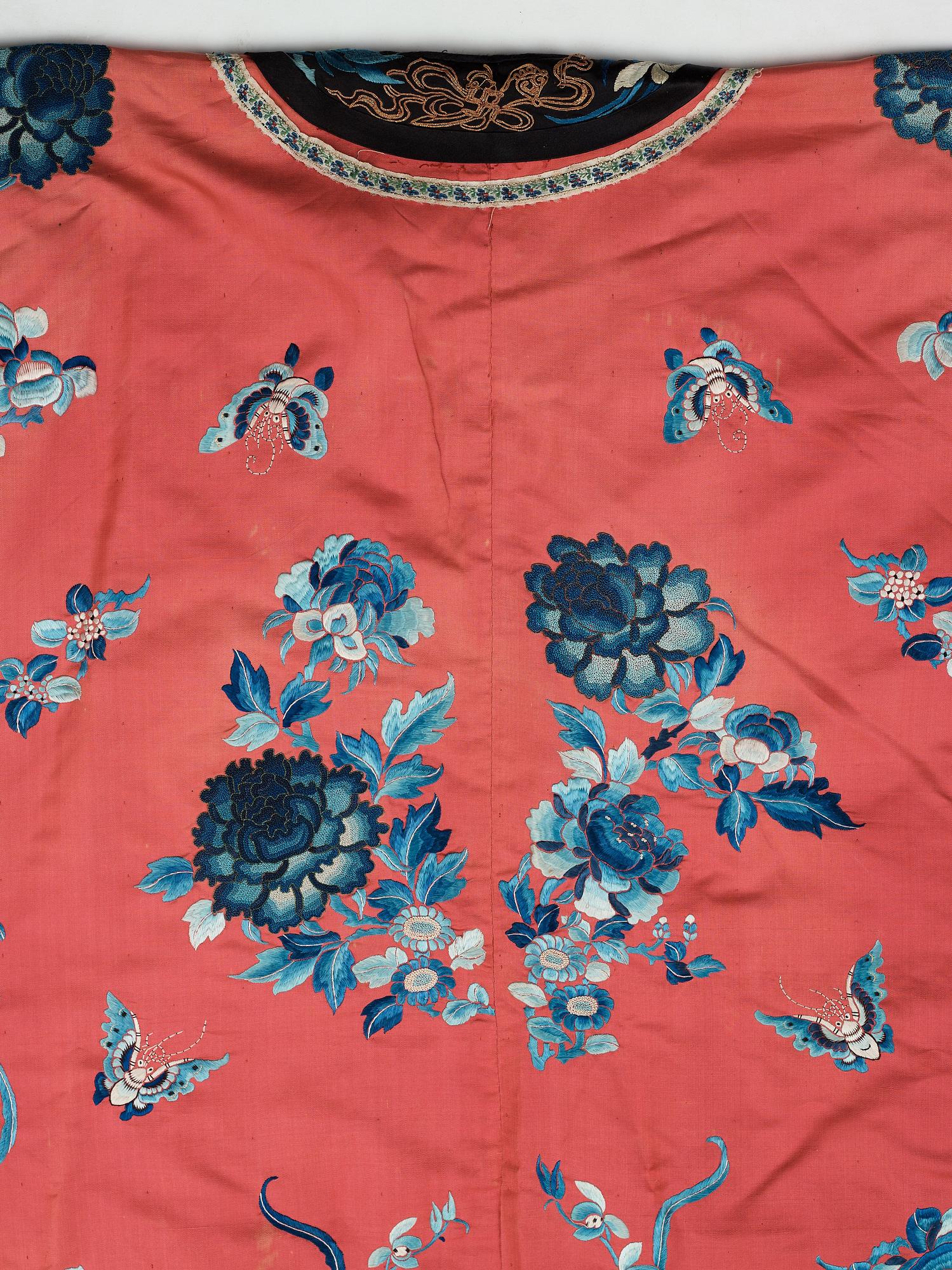 ROCK, broderat siden. Sen Qingdynasti, omkring 1900.