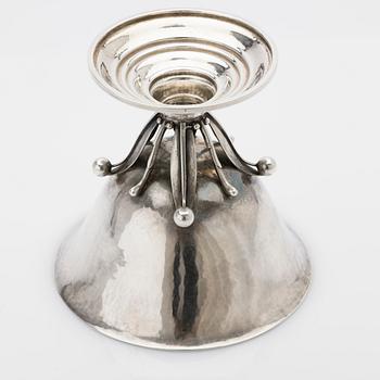 Johan Rohde, bowl on foot, sterling silver, Georg Jensen, Copenhagen, 1920.