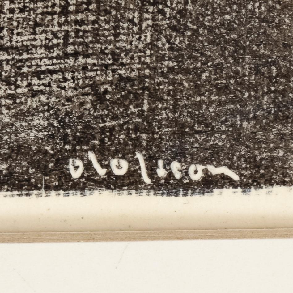 PIERRE OLOFSSON, blandteknik, signerad.