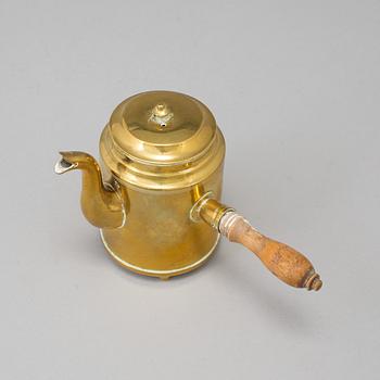 MINIATYRKAFFEKANNA, Skultuna, Mässing, 1800-tal.