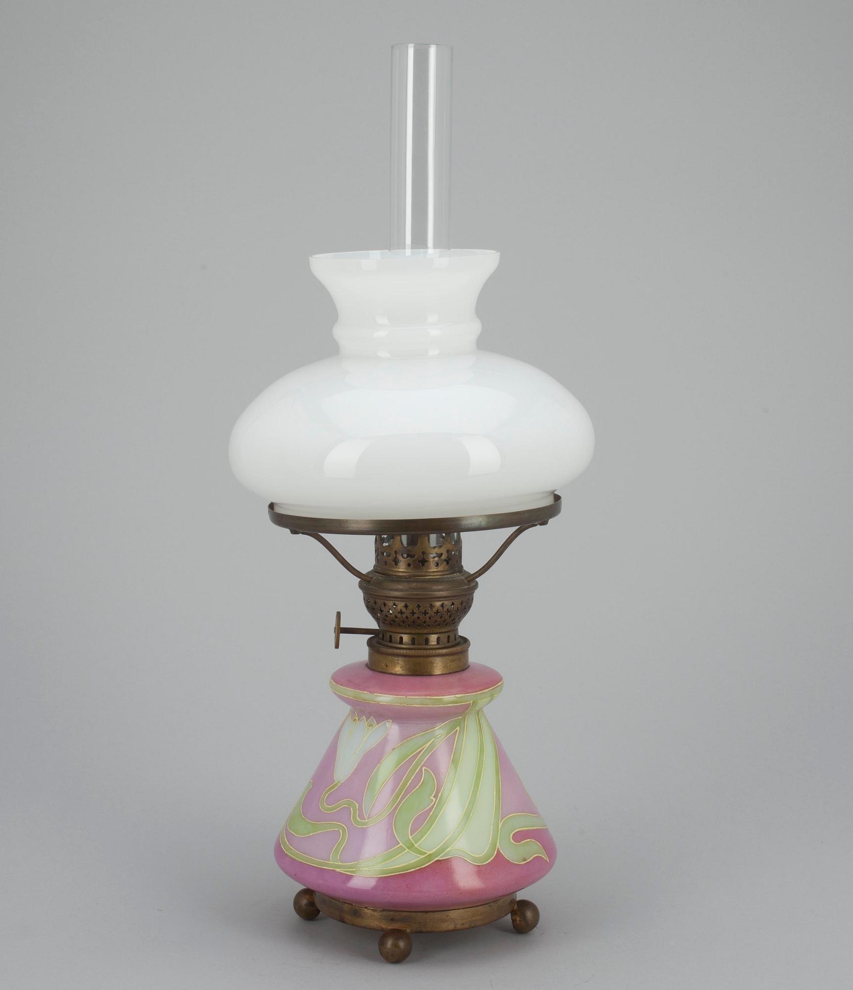 FOTOGENLAMPA, jugend, tidigt 1900-tal. Märkt Patent Reform Rund Brenner.