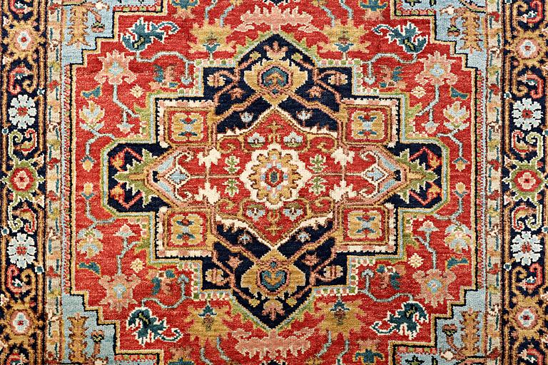 A Mamluk design carpet, c. 313 x 273 cm.