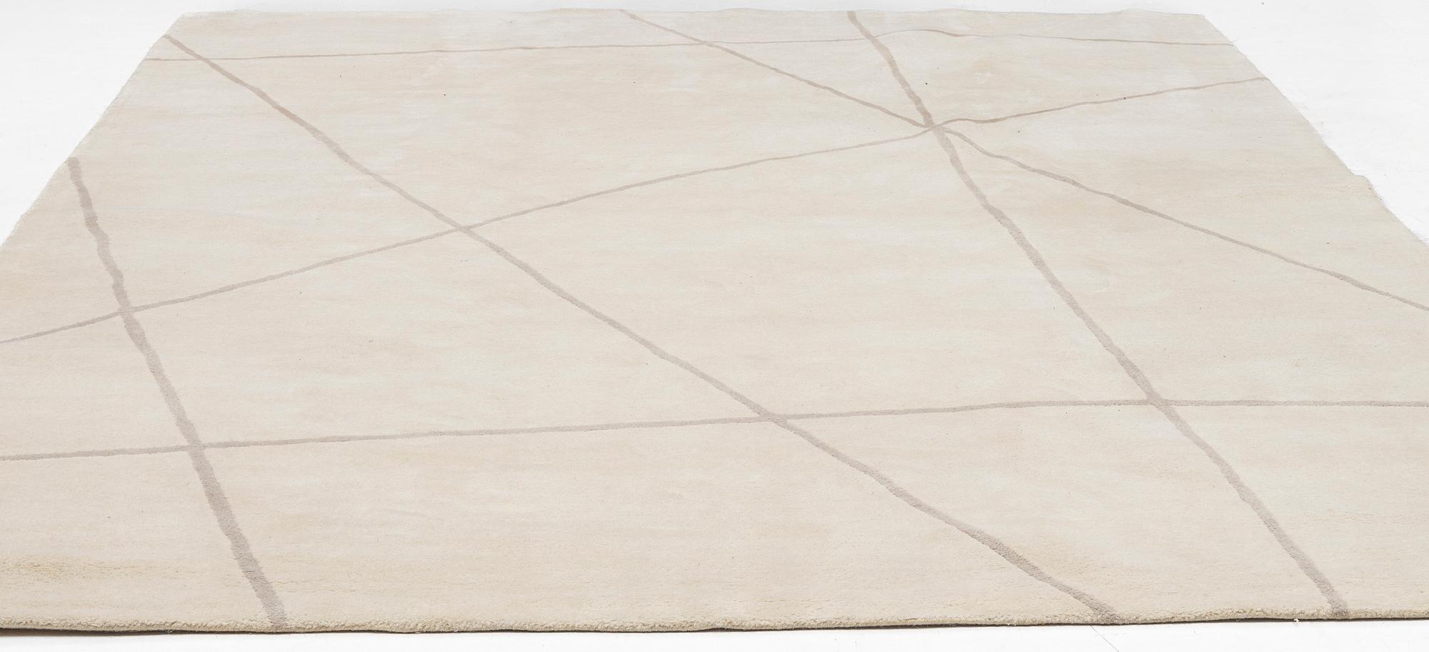 rug, reportedly Layered, approx. 340 x 240 cm.