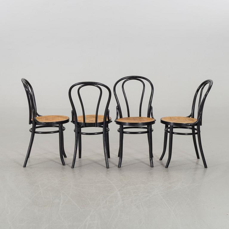 A SET OF SIX BENTWOOD CHAIRS SECOND HALF OF 20TH CENTURY,