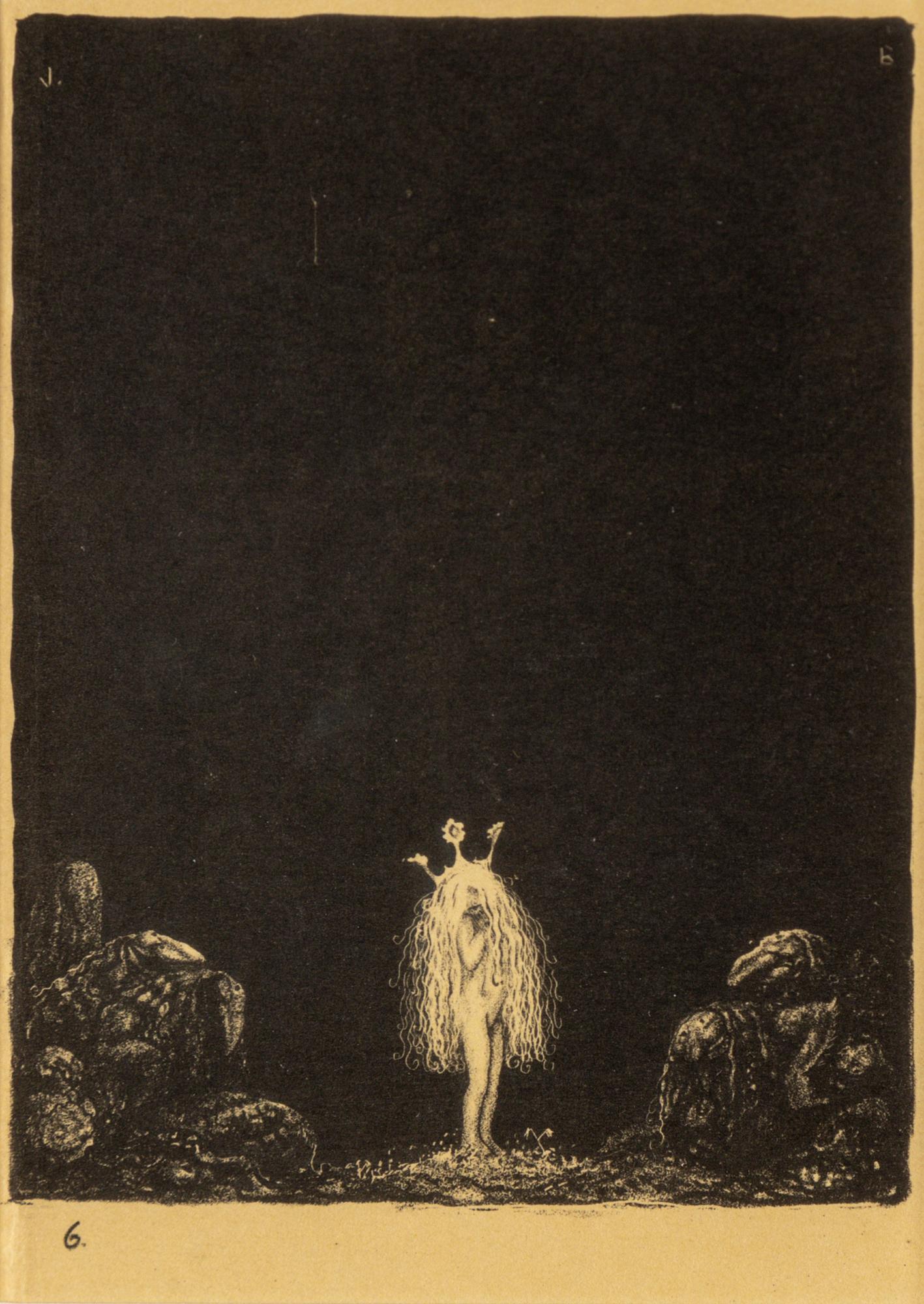 JOHN BAUER, litografier, 1915,  10 st.