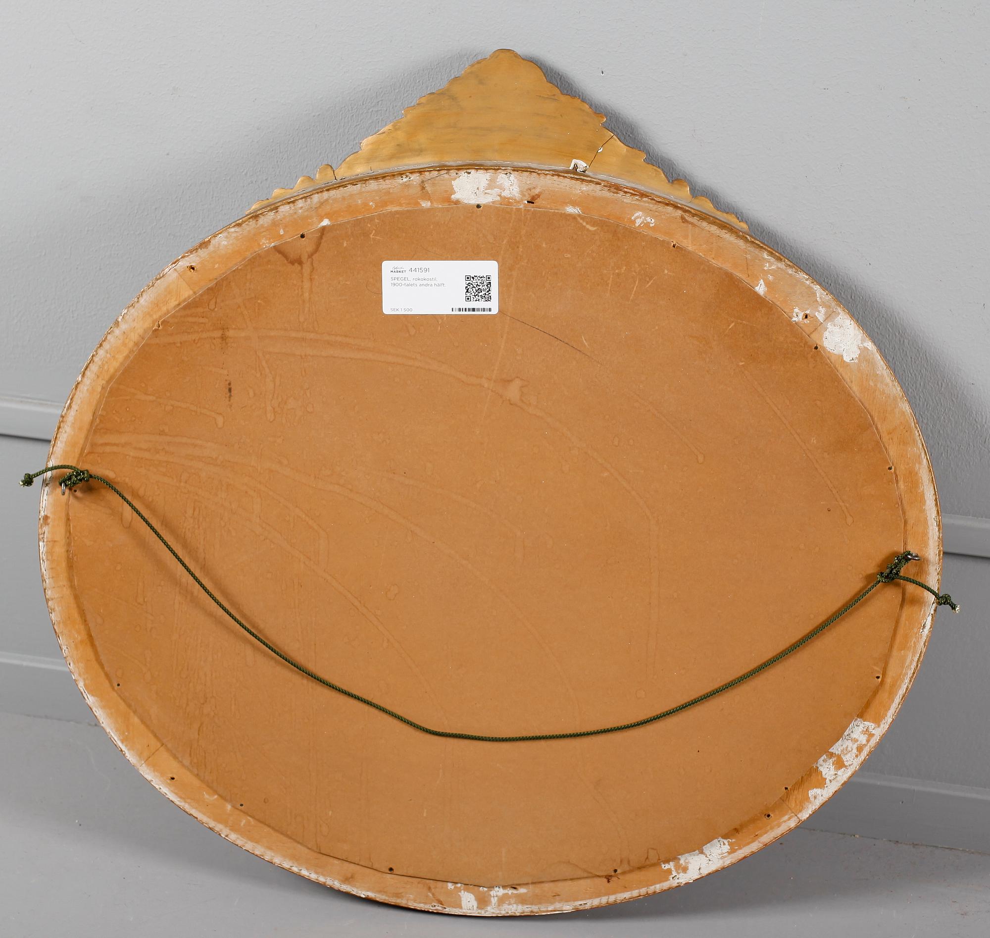 SPEGEL, rokokostil, 1900-talets andra hälft.