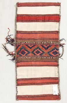 Saddle bag Afshar Khorjin semi-antique approx. 108x47 cm.