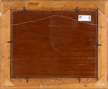 BERNHARD OSCARSSON, oil on Mahogany panel, signed Oscarsson and dated 1928.