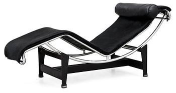 524. A Le Corbusier, Pierre Jeanneret & Charlotte Perriand 'LC 4 'lounge chair, Cassina, Italy.