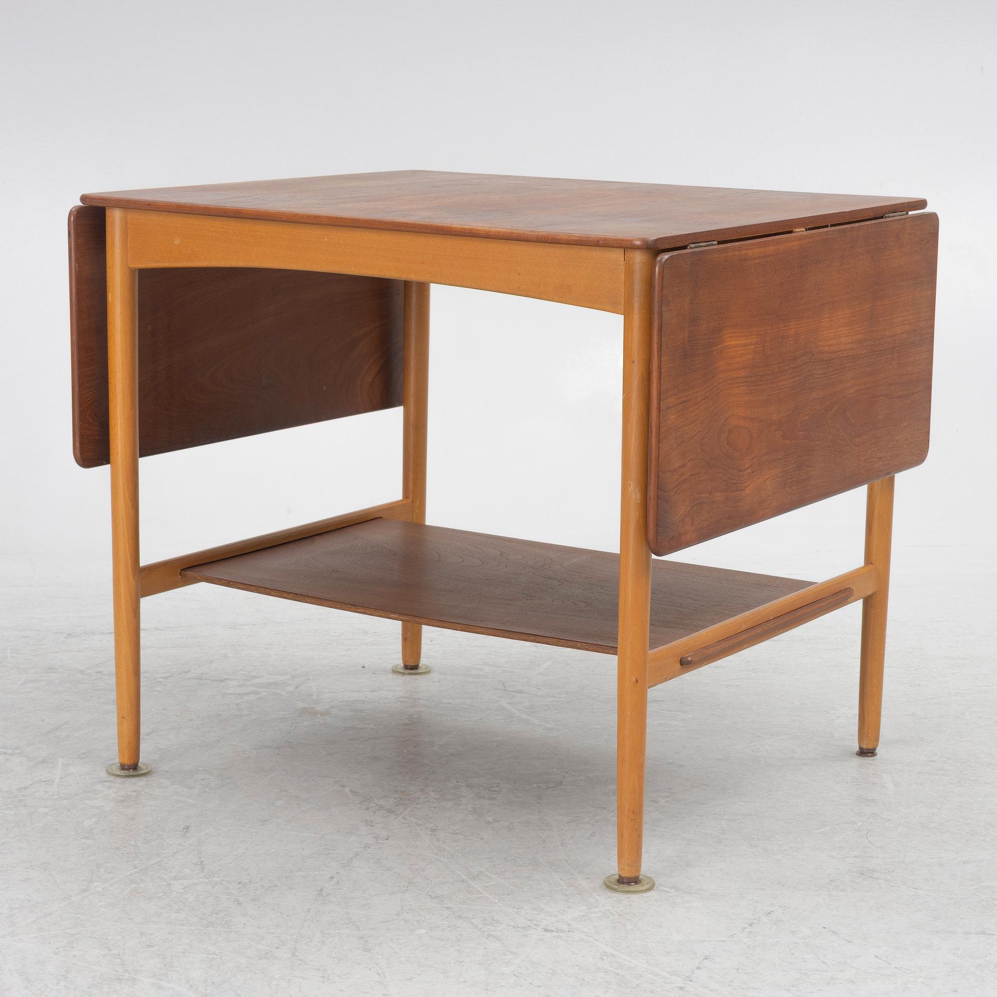 Hans J Wegner, a coffee table, 'AT 32'c2c2, Andreas Tuck, Denmark, 1960s.