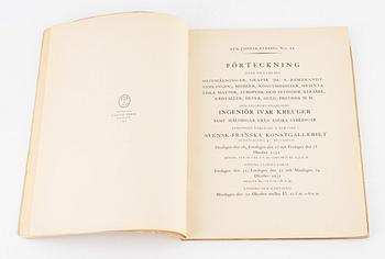 Sale catalogues of Ivar Kreuger.