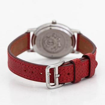 Hermès, Clipper Oval, wristwatch, 27 x 22 mm.