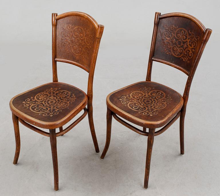 STOLAR, ett par, Thonet, 1800-talets andra hälft.