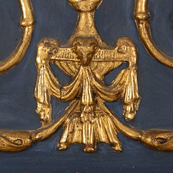 Mirror, Johan Martin Berg (mirror manufacturer in Gothenburg 1803- ca 1837), Empire.