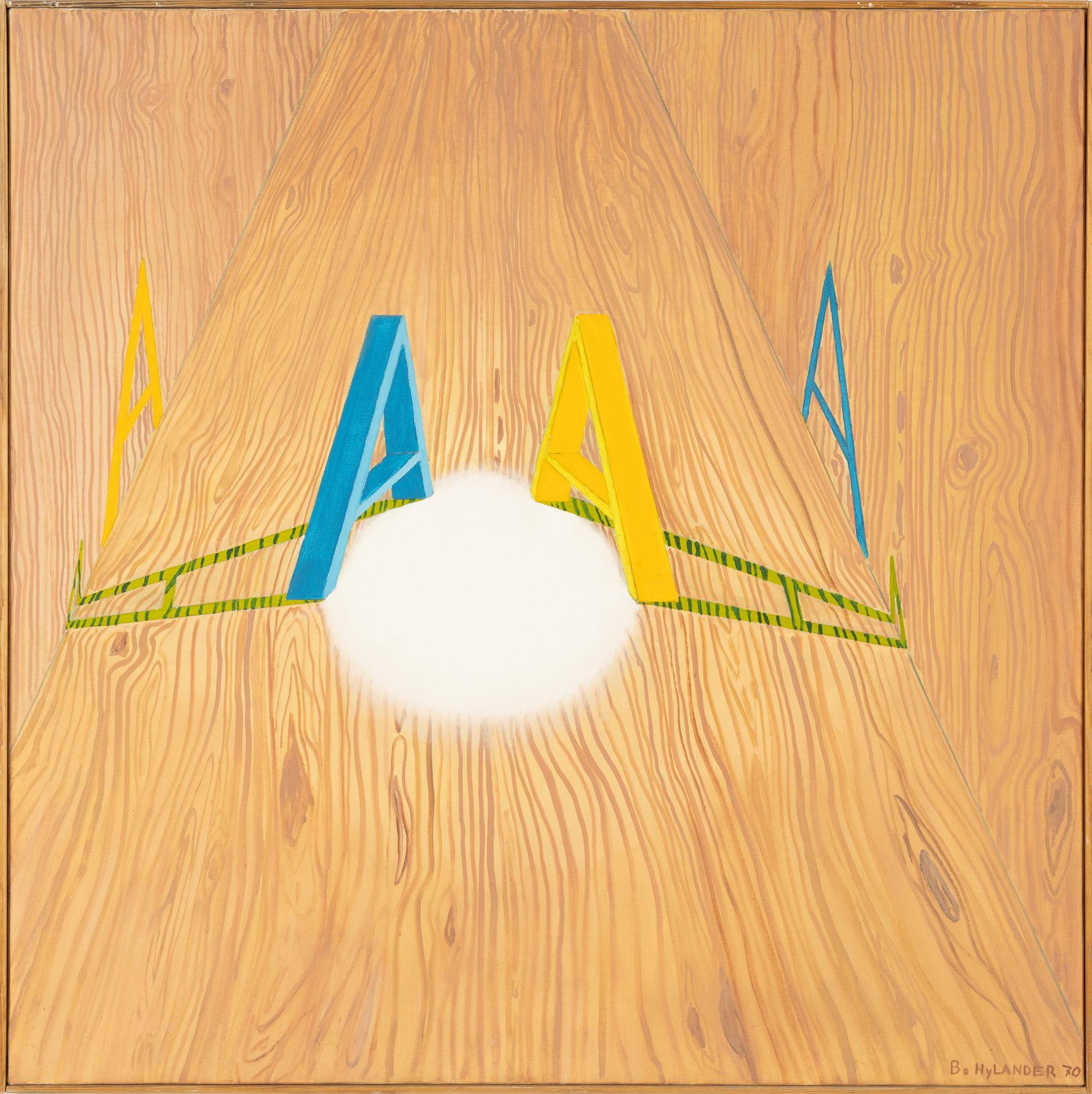 Bo Hylander, olja på duk, signerad och daterad -70.