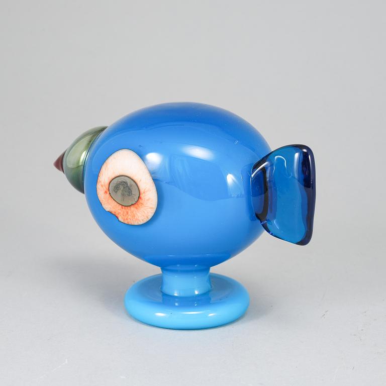 OIVA TOIKKA, glasfågel, Turkey Fowl (Turkinkana) signerad O. Toikka Nuutajärvi, 2005.