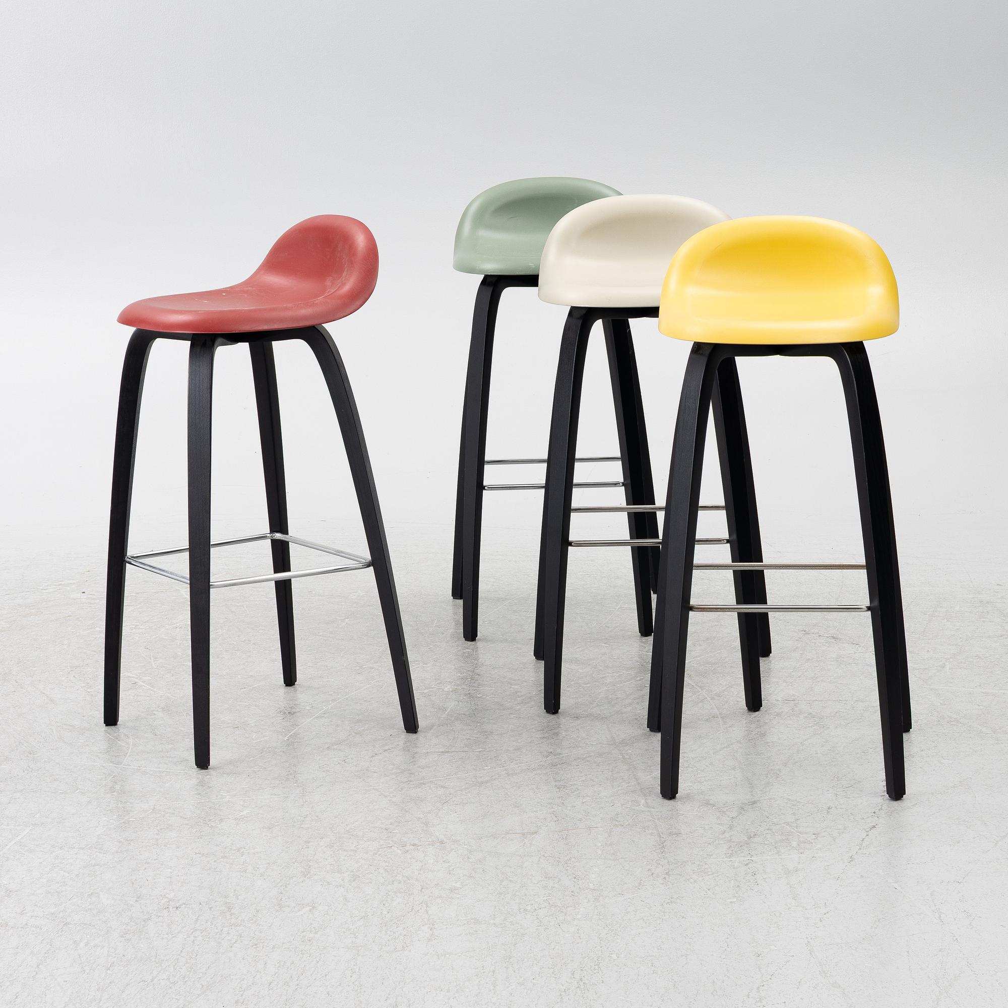 Bar stools, “3D”, 4, Gubi.