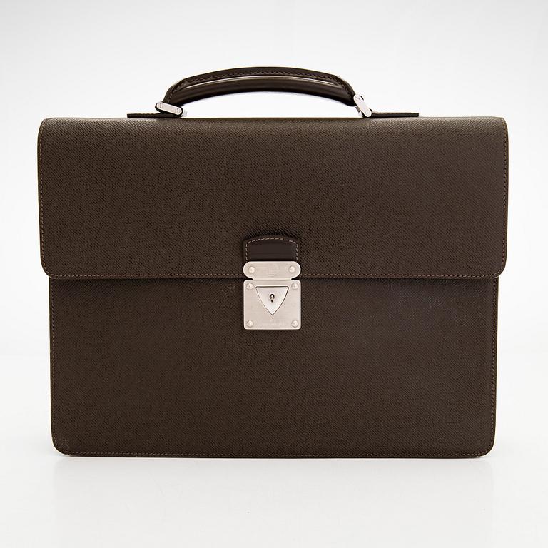 Louis Vuitton, a Taiga leather 'Neo Robusto' briefcase.