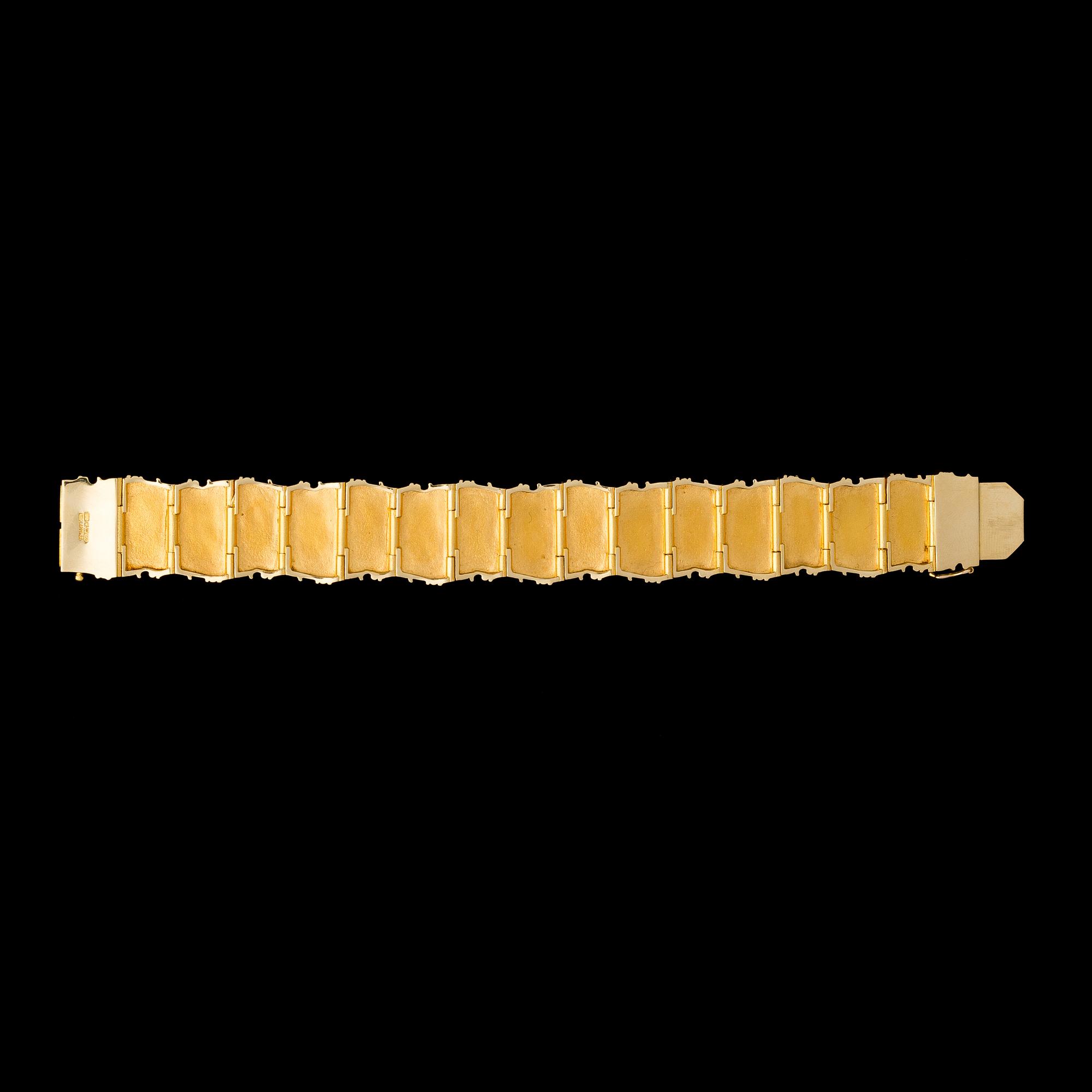CHRISTOPH BURGER, ARMBAND Signs, 18K guld, Lapponia 2000.