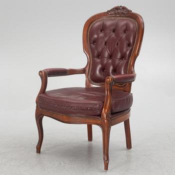 A Rococo style armchair, second half of the 20th century.