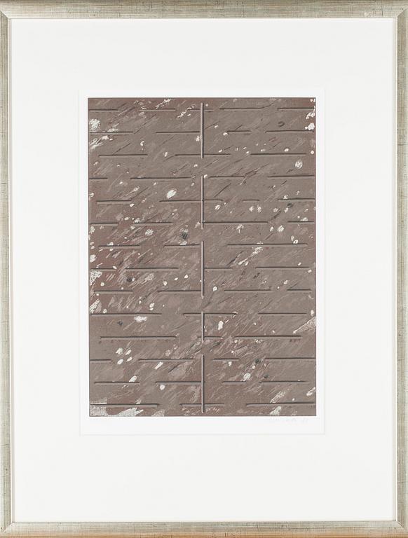 JUHANA BLOMSTEDT, serigrafi, signerad, daterad -82 och numrerad IX/XXV.