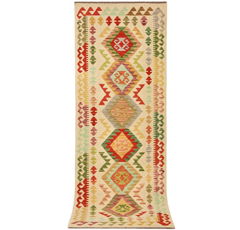 A Kilim runner, Afghanistan, c. 246 x 85 cm.