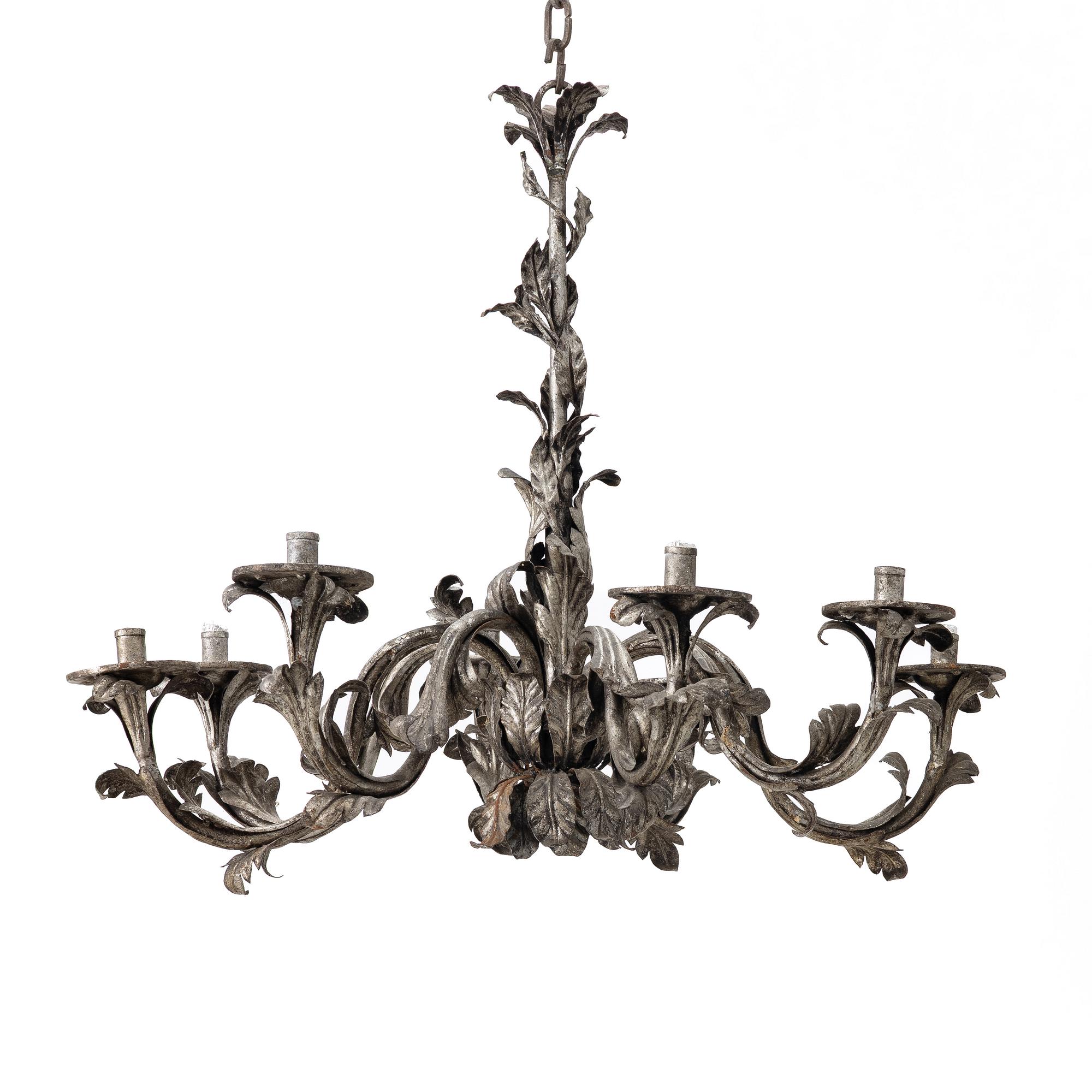 A Rococo style chandelier, France, 20th century.