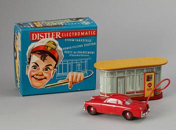 945. A german Distler Electromatic gas station, 1950s.