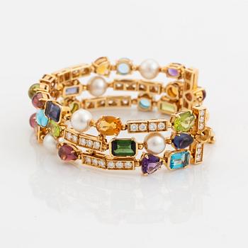 A Bulgari "Allegra" bracelet.