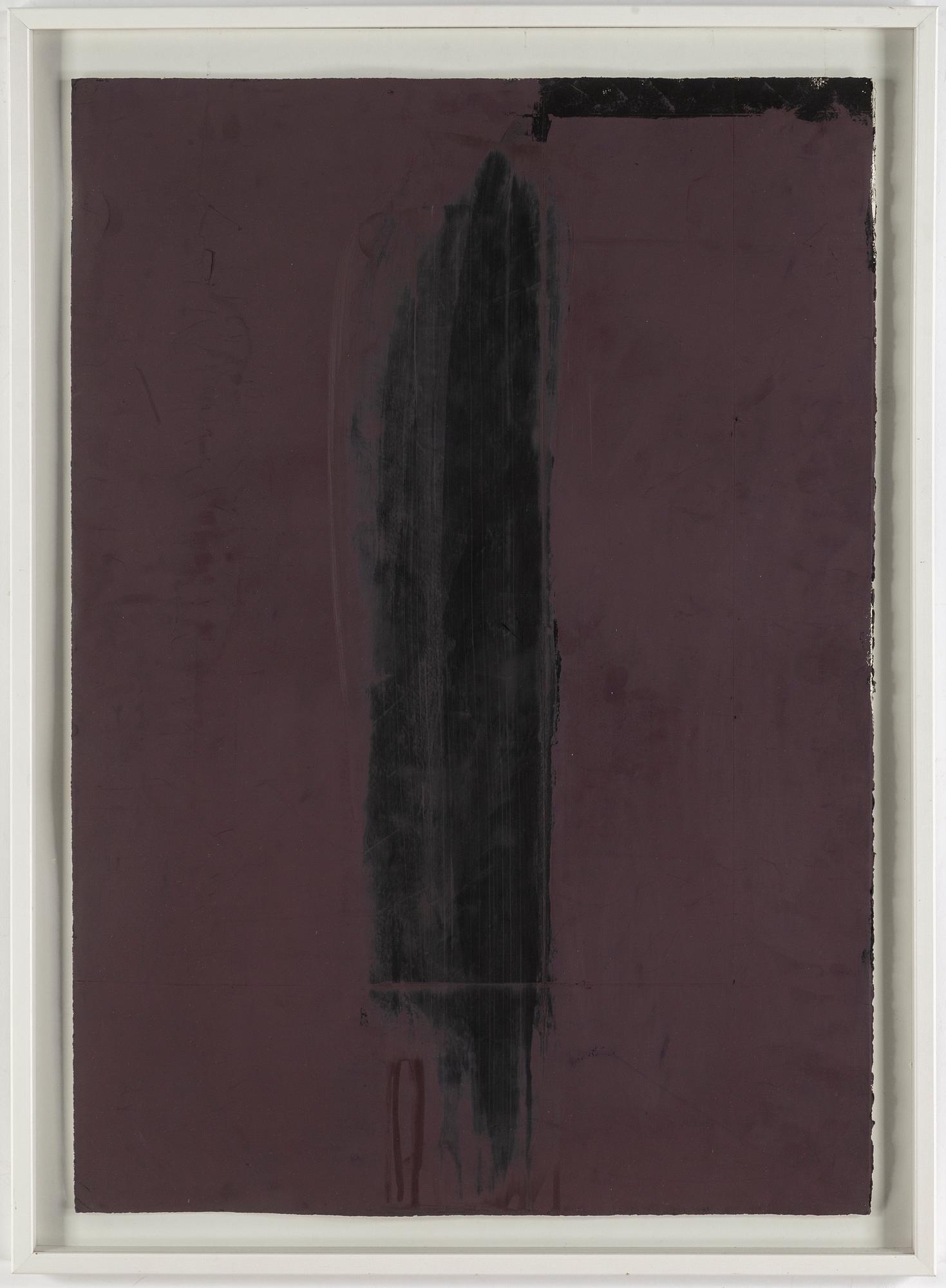 ANN EDHOLM, oil on paper, signed and dated 1988 verso.