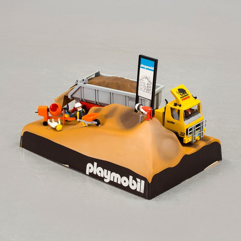 PLAYMOBIL, butiksdisplay, Tyskland, omkring 1986.