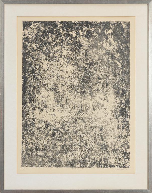 Jean Dubuffet, "Hérissement", from: "Sols, Terres".