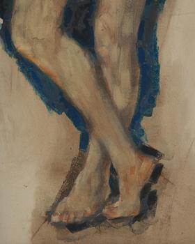 Lotte Laserstein, Stehender Mädchenakt.