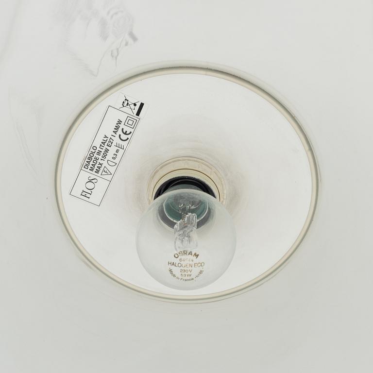 Achille Castiglioni, taklampa, "Diabolo", Flos, Italien.