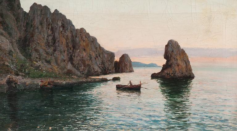 Giuseppe Giardiello, FISHING BOAT AT DAWN.