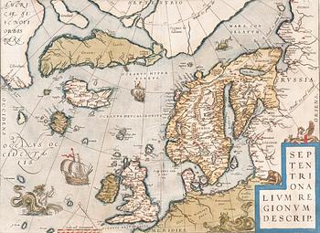 72. A MAP OF SCANDINAVIA.