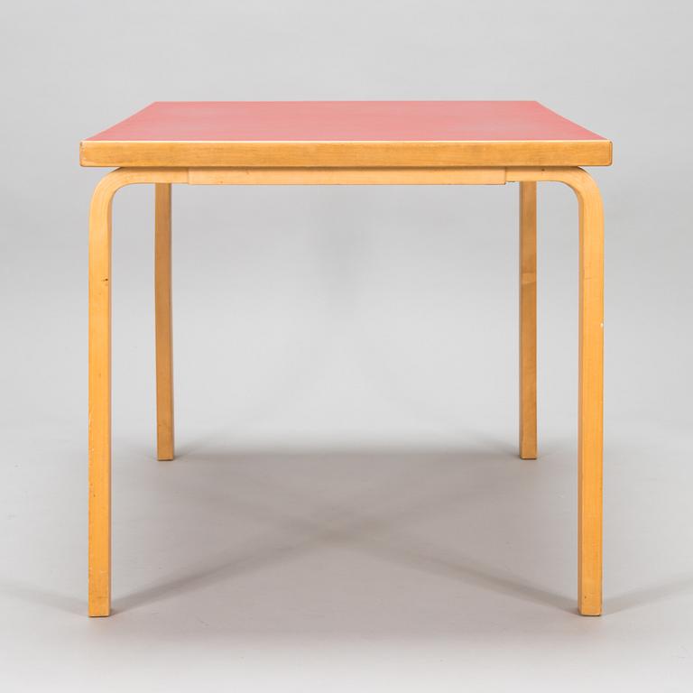 Alvar Aalto, a 1960's '82' table and six '66' stools for O.Y. Huonekalu-ja Rakennustyötehdas A.B.