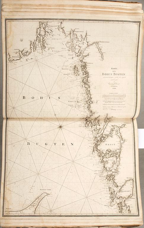 Gustaf af Klint, book, "Sweden's Maritime Atlas", 1797-1815.