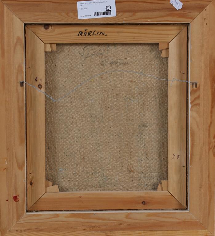 K. V. ANSTENSEN, olja på duk, sign.
