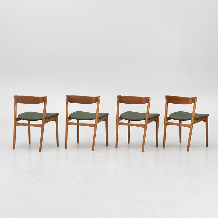 Stolar, 4 st, Skandinavien, 1950/60-tal.
