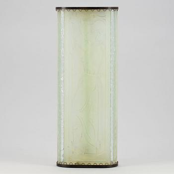 VÄGGLAMPA, art deco, 1920/30-tal.